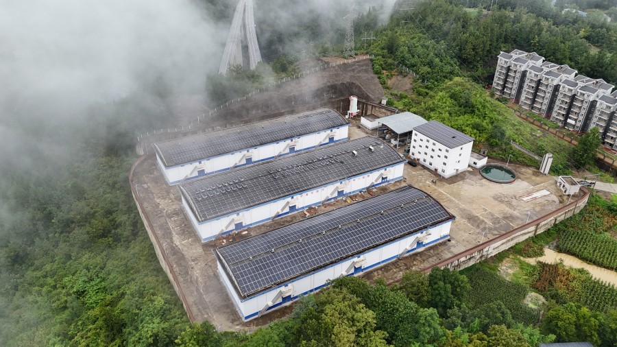 圖為：分布式光伏項(xiàng)目整體效果圖