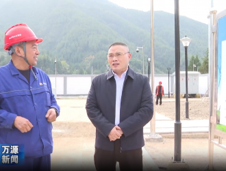 萬源市委書記蔣波檢查指導項目建設、 安全生產工作